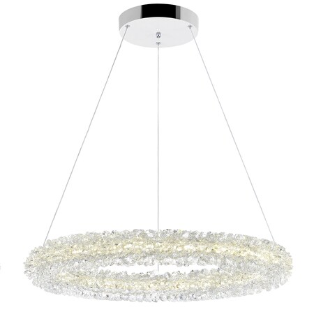 Cwi Lighting Arielle LED Chandelier With Chrome Finish 1042P17-601-R